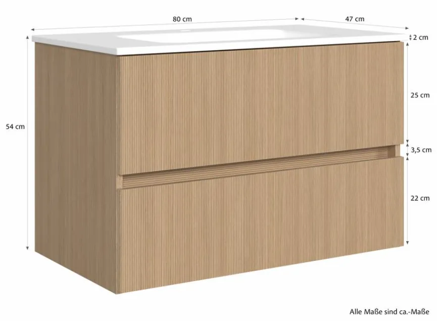Held-Möbel Waschtischunterschrank Rossario