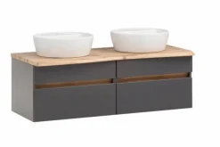 Best Held-Möbel Waschtischunterschrank Villach Graphit