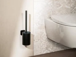 Outlet WENKO WC-Garnitur Porto Schwarz