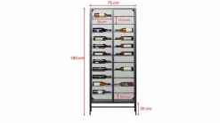 KARE DESIGN Weinregal Porto 87878