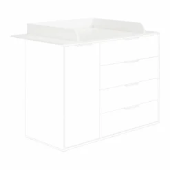 Clearance Paidi Wickelaufsatz Lieven Weiß