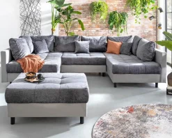 BOOOM Wohnlandschaft mit Hocker Antonia