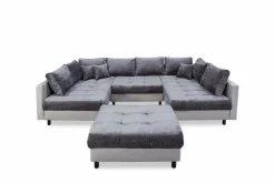 BOOOM Wohnlandschaft mit Hocker Antonia