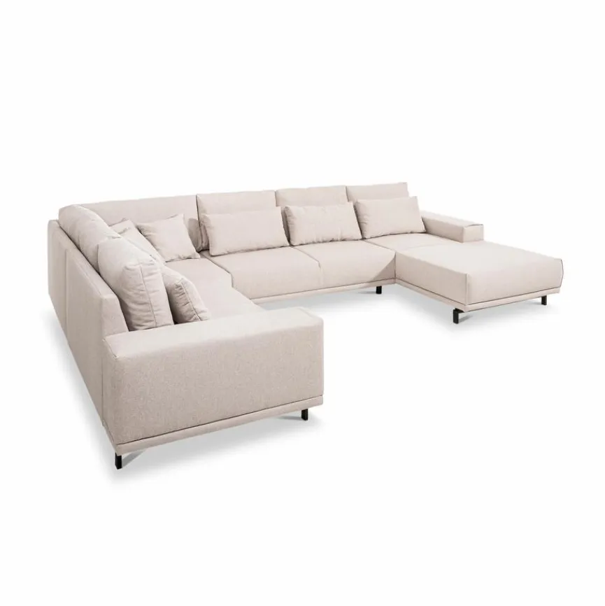 Hot filippo Wohnlandschaft Renzo Sandgrau