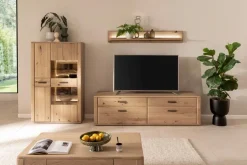 Outlet MCA Wohnwand Alento Eiche