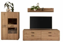 Outlet MCA Wohnwand Alento Eiche