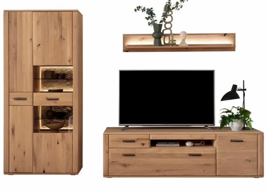 Clearance MCA Wohnwand Alento Eiche