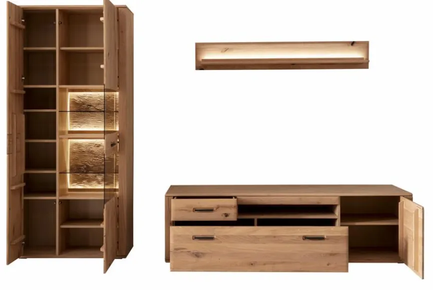 Clearance MCA Wohnwand Alento Eiche