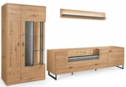 Outlet set one by Musterring Wohnwand Deltona Eiche Artisan