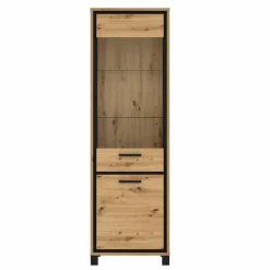 Clearance FORTE Wohnwand Farida Eiche Artisan