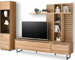 Sale set one by Musterring Wohnwand Jackson Eiche