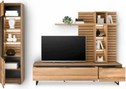 Sale set one by Musterring Wohnwand Jackson Eiche