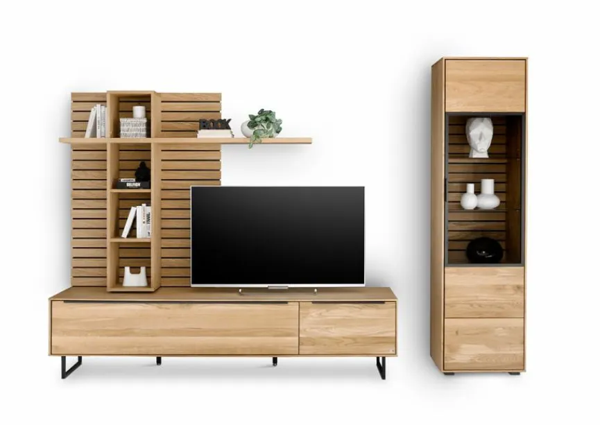 Online set one by Musterring Wohnwand Jackson Eiche