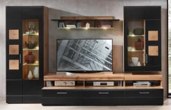 Discount Innostyle Wohnwand Sonate Schwarz