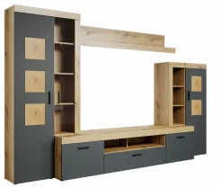 Online trendteam Wohnwand Tyler Anthrazit