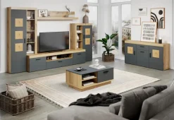 trendteam Wohnwand Tyler Anthrazit