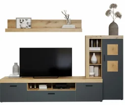 trendteam Wohnwand Tyler Anthrazit