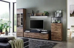 IDEAL Wohnen Wohnwand Bacoor 4tlg.