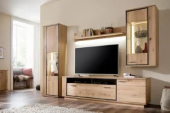 Outlet Wohnwand Campinas 4tlg. Asteiche