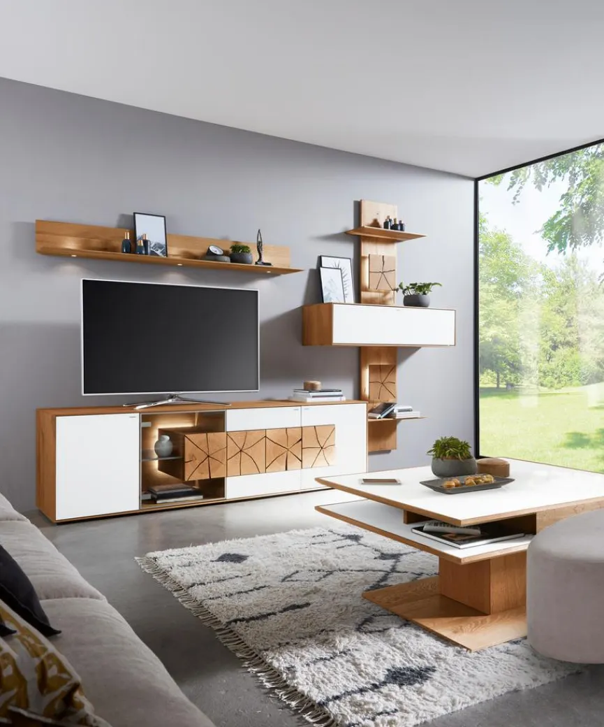 Online Hartmann Wohnwand Caya Eiche