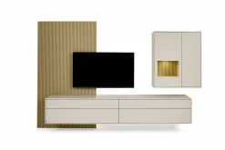 Sale Musterring Wohnwand Kara-Frame Cashmere