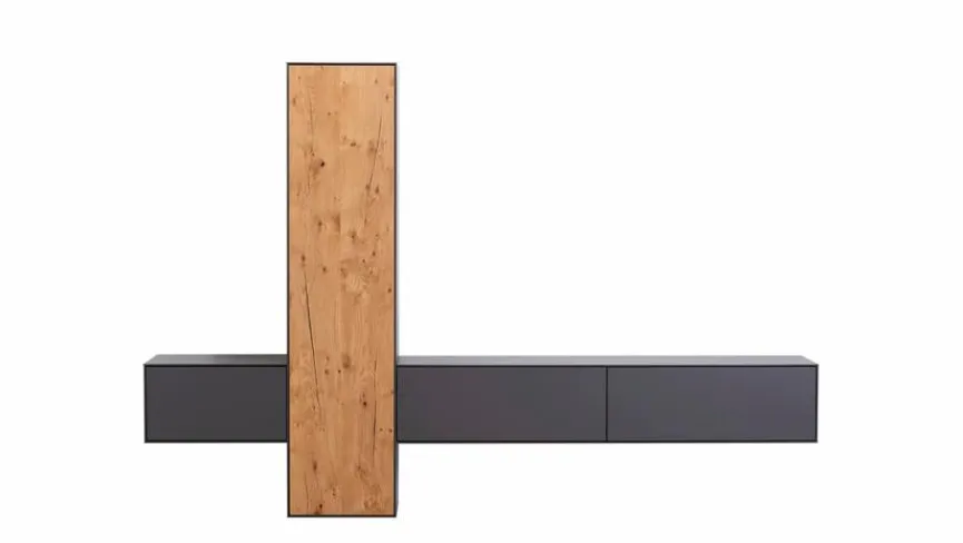 Clearance CASEDO Wohnwand Linares Schiefer