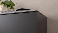 Clearance CASEDO Wohnwand Linares Schiefer