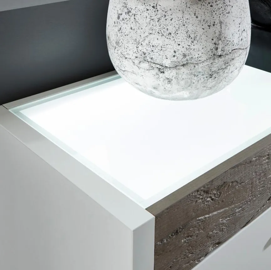 IDEAL Wohnen Wohnwand Manchester 3tlg. Weiß