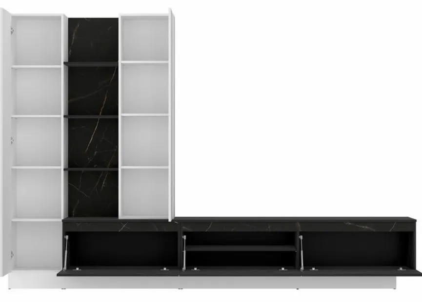 Clearance Wójcik Wohnwand Modesto Alpinweiß