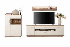 Outlet MCA Wohnwand Palermo Weiß