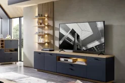 Wohnconcept Wohnwand Paola Graphit