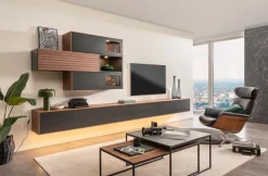 Sale Boegner Wohnwand Planum Anthrazit