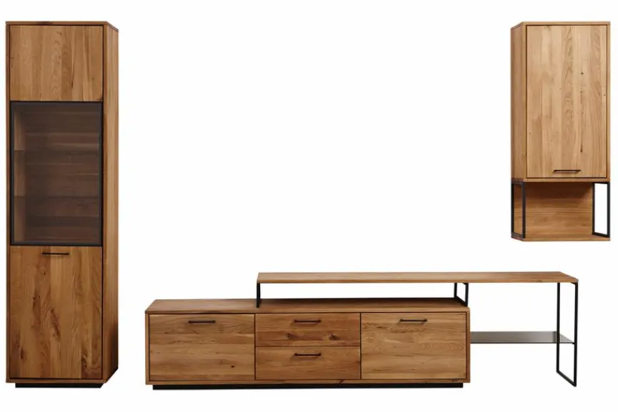 Sale MAISON Wohnwand Santa Anna Wildeiche geölt