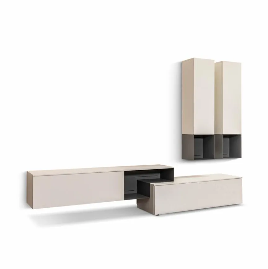 Best Sormani Wohnwand Torino Weiß