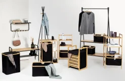 WENKO Wäschekorb Ecori 50 x 70 cm