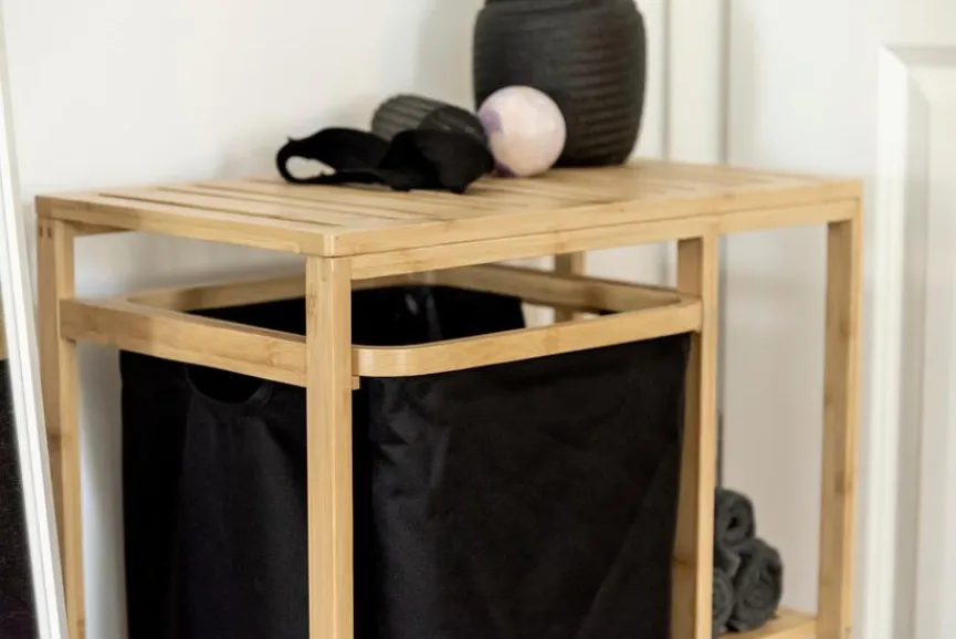 WENKO Wäschekorb Ecori 50 x 70 cm