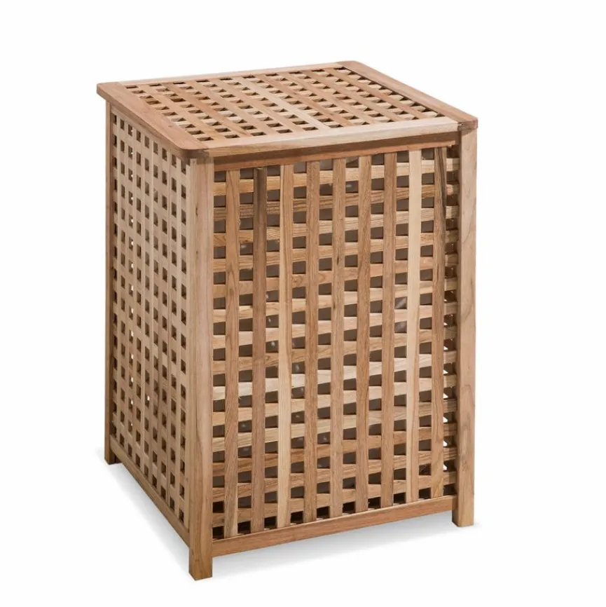 Wäschesammler Tavia Walnuss