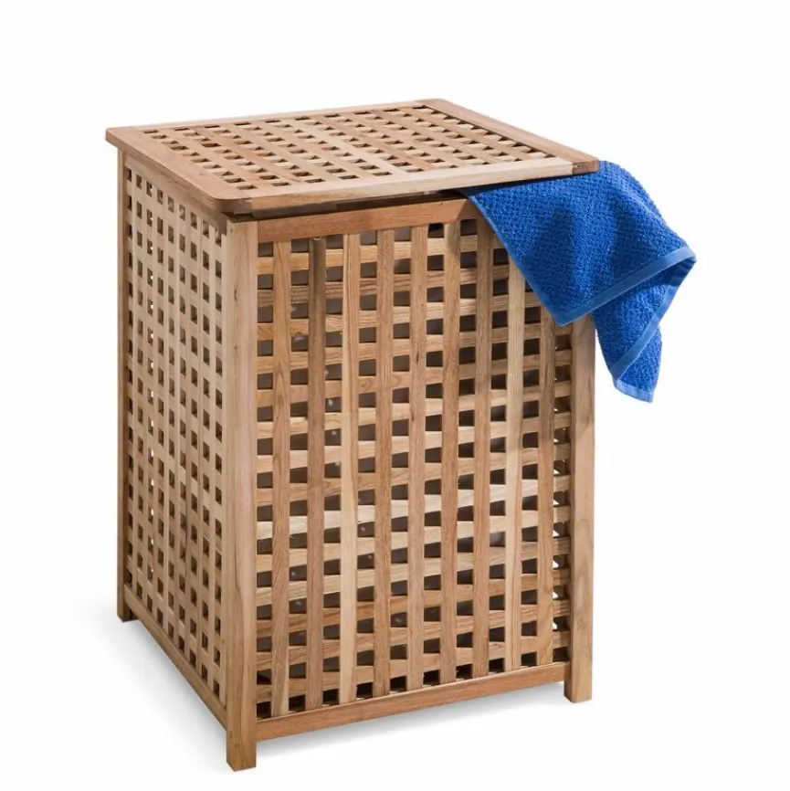 Wäschesammler Tavia Walnuss