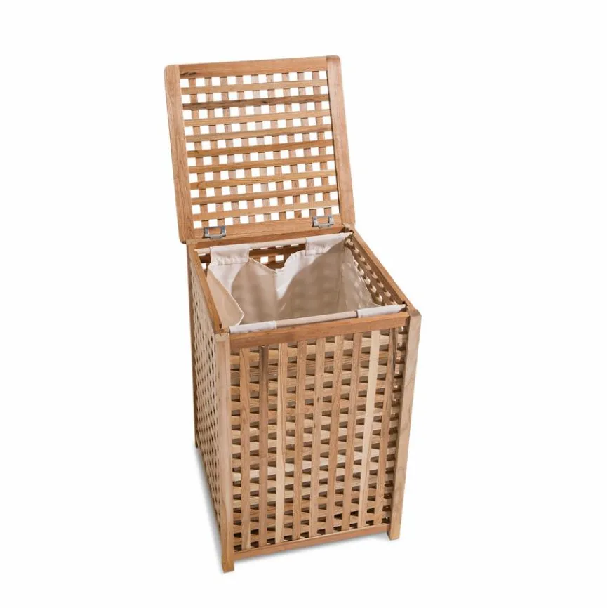 Wäschesammler Tavia Walnuss