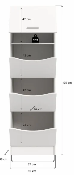Wäscheschrank Lucca