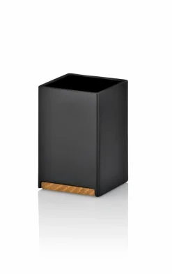Discount Kela Zahnputzbecher Cube Schwarz