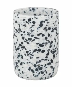 Clearance SCHÖNER WOHNEN-Kollektion Zahnputzbecher Tosi Weiß / Schwarz