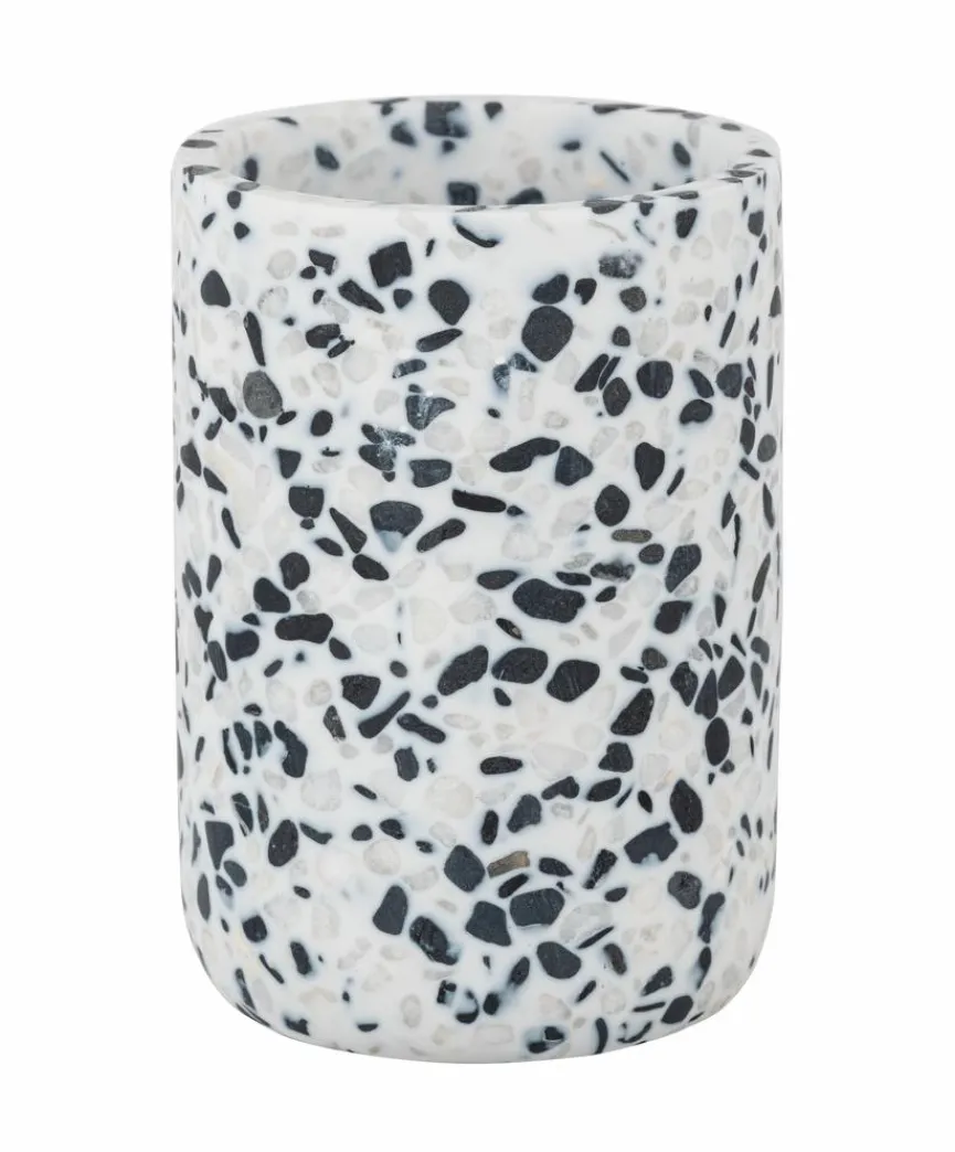 Clearance SCHÖNER WOHNEN-Kollektion Zahnputzbecher Tosi Weiß / Schwarz